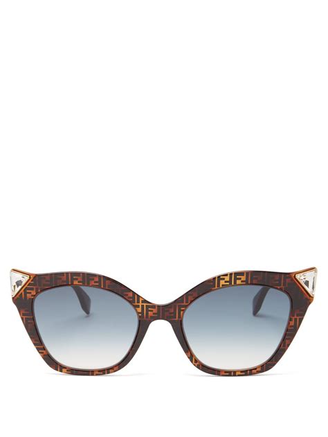 fendi havana sunglasses cat eye|Fendi havana sunglasses costco.